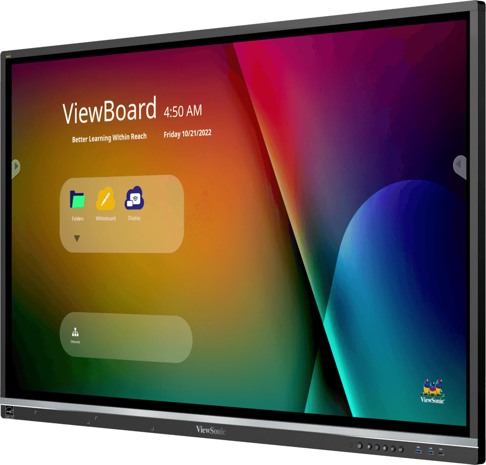 VIEWSONIC IFP5550-5 interaktív kijelző, 55", 4K UHD