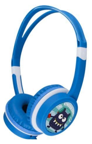GEMBIRD Headset, Jack, Gyerek fejhallgató hangerő-szabályozóval, kék - MHP-JR-B