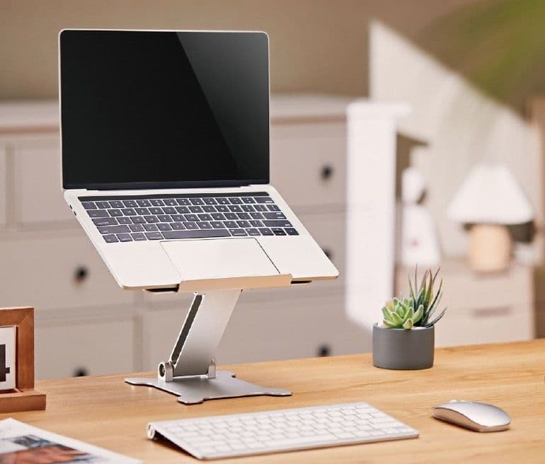 GEMBIRD Notebook állvány, Összecsukható notebook állvány, ezüst