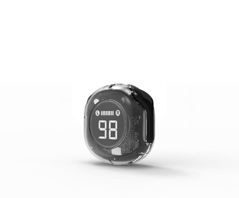 GEMBIRD Fülhallgató, Bluetooth, BT TWS fülbe helyezhető, átlátszó - TWST-01-BK