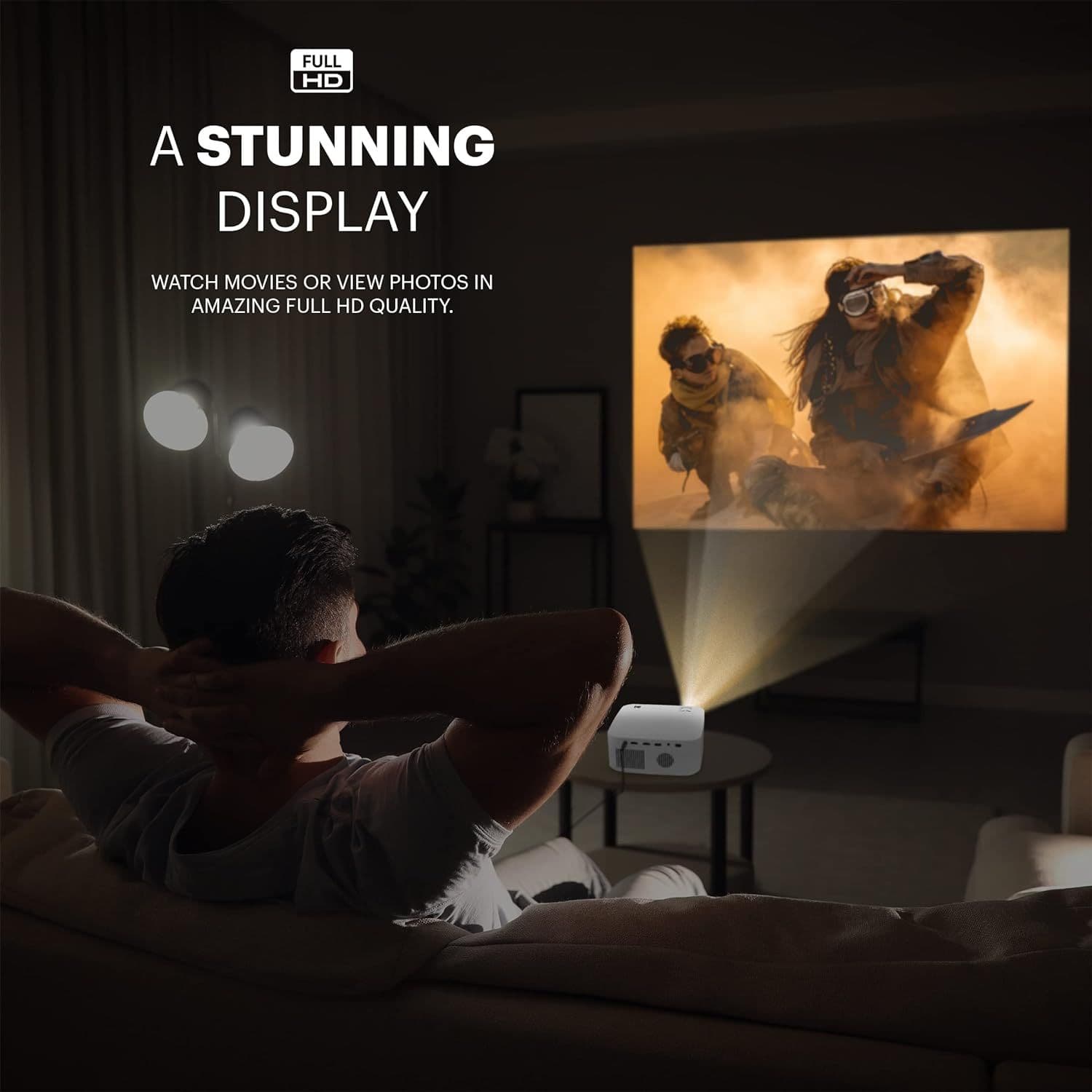 KODAK Flik X10 projektor, Full HD, HDMI, 3W hangszóró, 150 ANSI-Lumen