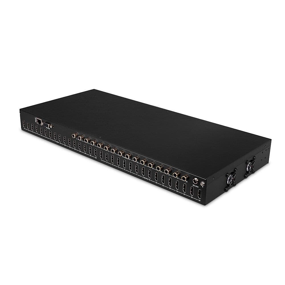 LINDY Mátrix Switch HDMI 2.0b, 16x16 port, 4K@60Hz, 18Gbps, HDCP 2.2, RS232, fekete