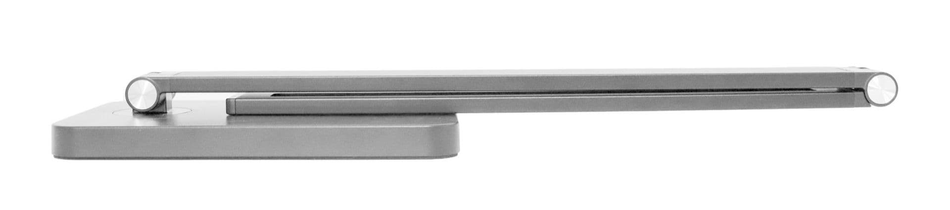 PLATINET Asztali lámpa 20W, vezetéknélküli töltővel, 5 fényárnyalat, 500Lm, IP20, ezüst