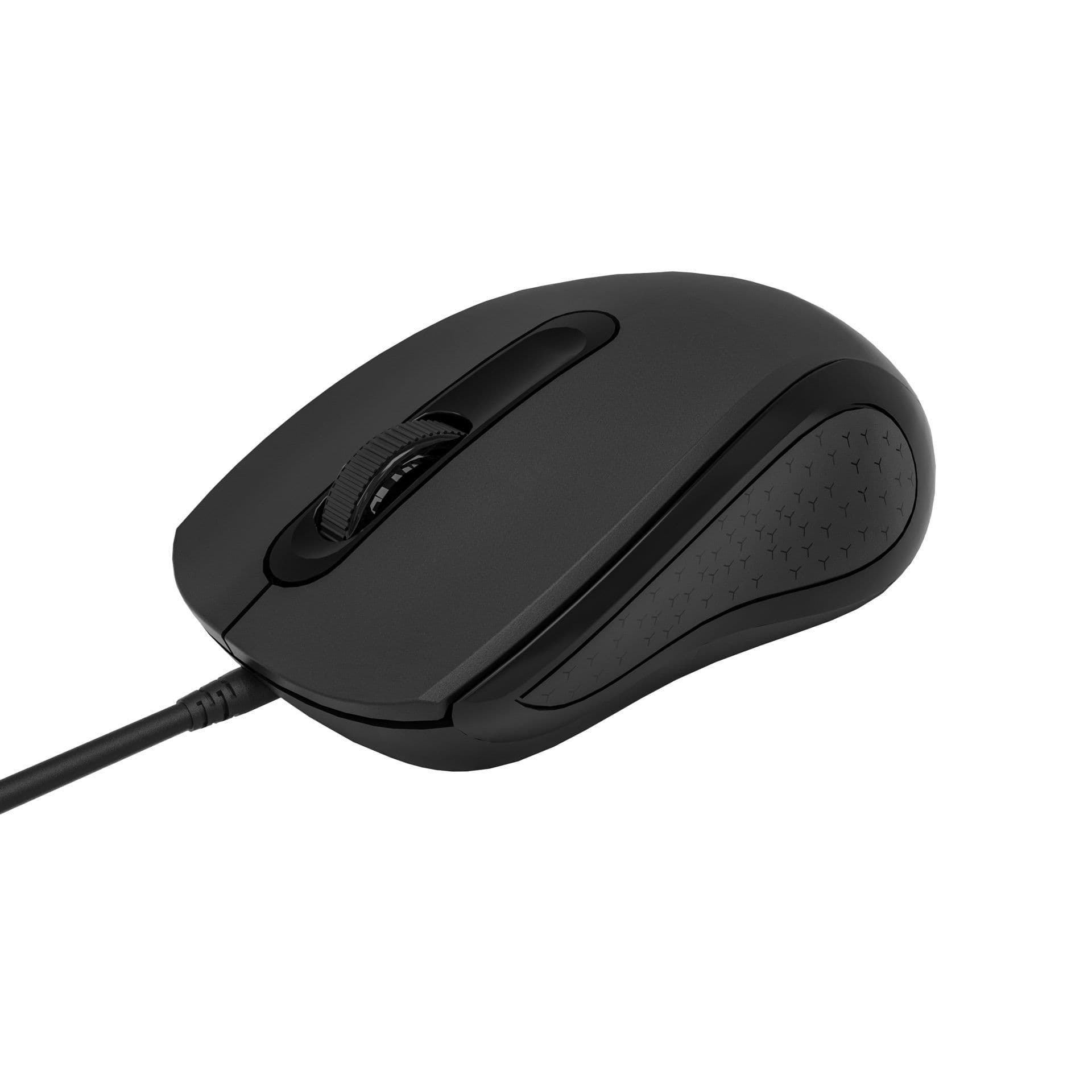 OMEGA Egér vezetékes, USB-C, fekete