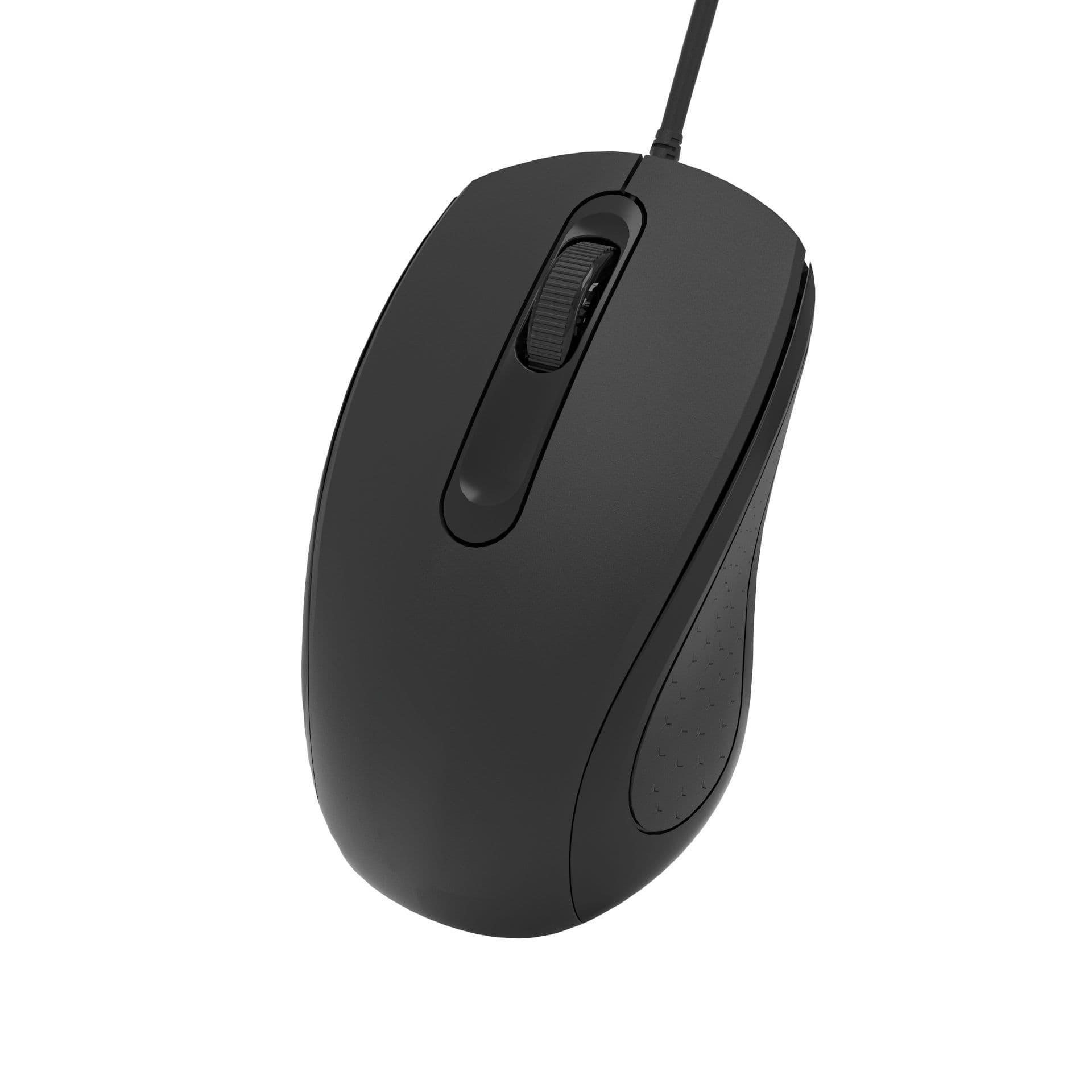 OMEGA Egér vezetékes, USB-C, fekete