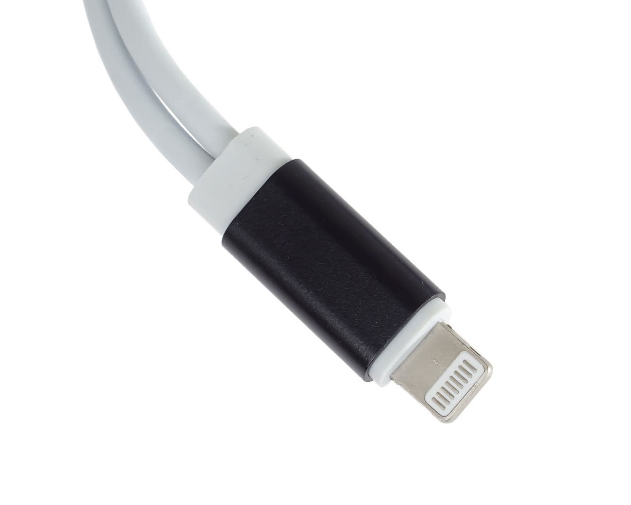 PREMIUMCORD Konverter Audio Lightning - Jack 3,5mm + USB-C töltés, 0,1m, fekete