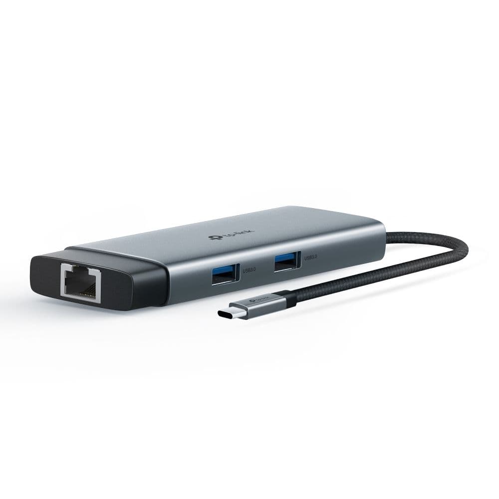 TP-LINK USB Type-C HUB 6 portos 1xHDMI + 1xLAN + 1xPD 100W + 1xUSB-C, 2xUSB, UH6120C