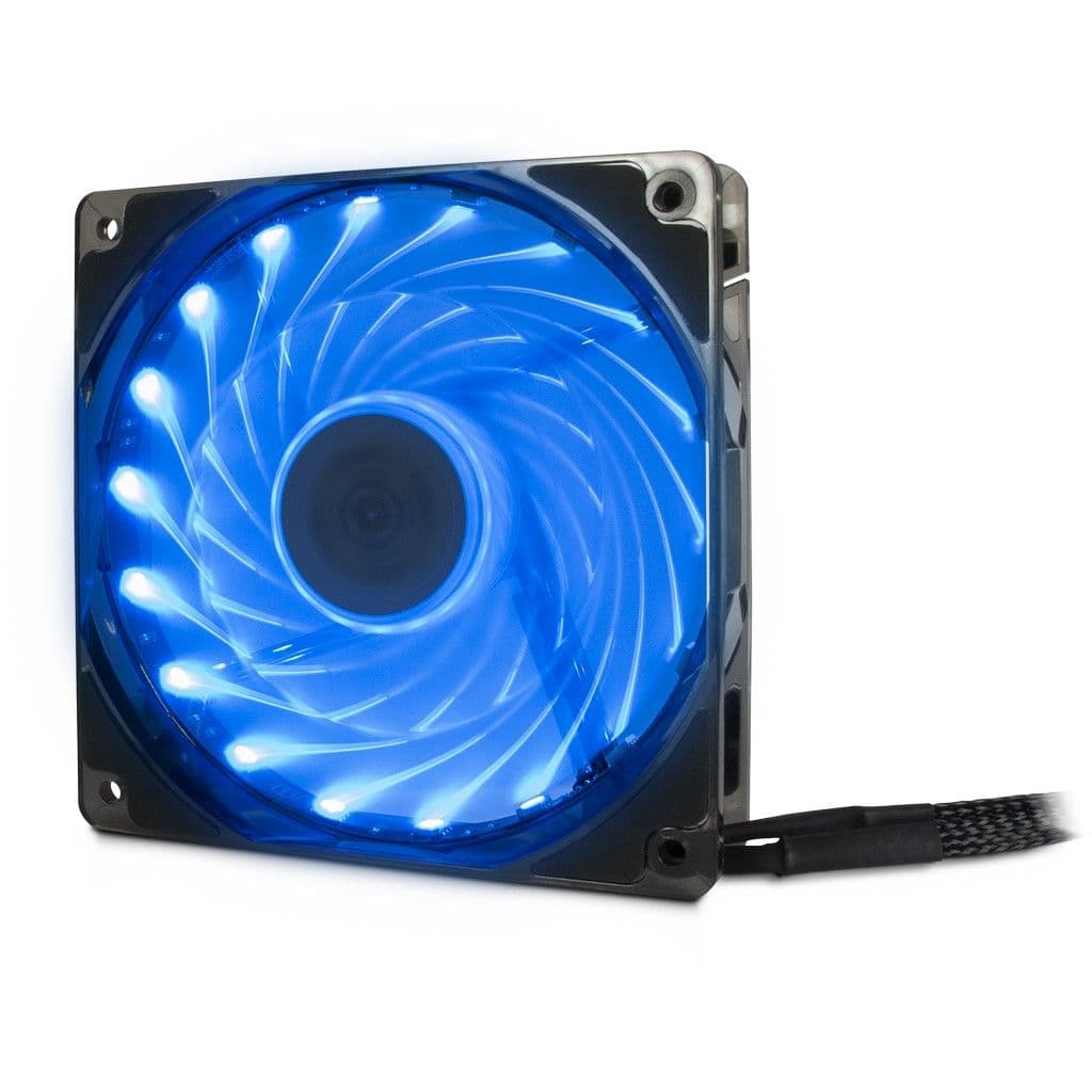 ARGUS Gamer hűtő ventilátor, 4 tűs, PWM, 120mm, RGB - 1 darabos kiszerelés, fekete