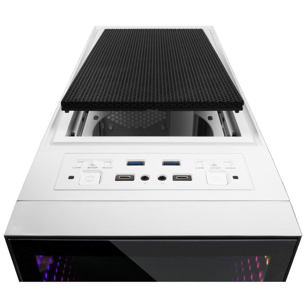 ARGUS Gamer Számítógépház, X-908 INFINI2, fehér