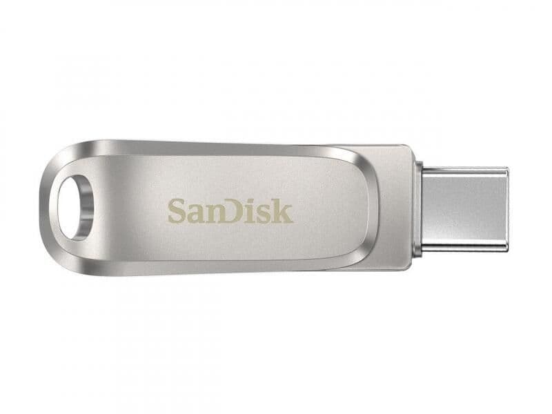 SANDISK Pendrive 128GB USB3.1/Type-C Dual Drive Luxe Ezüst