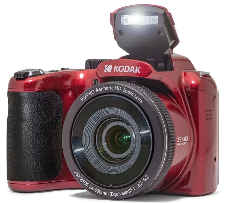 KODAK Pixpro AZ255 digitális fényképezőgép, piros