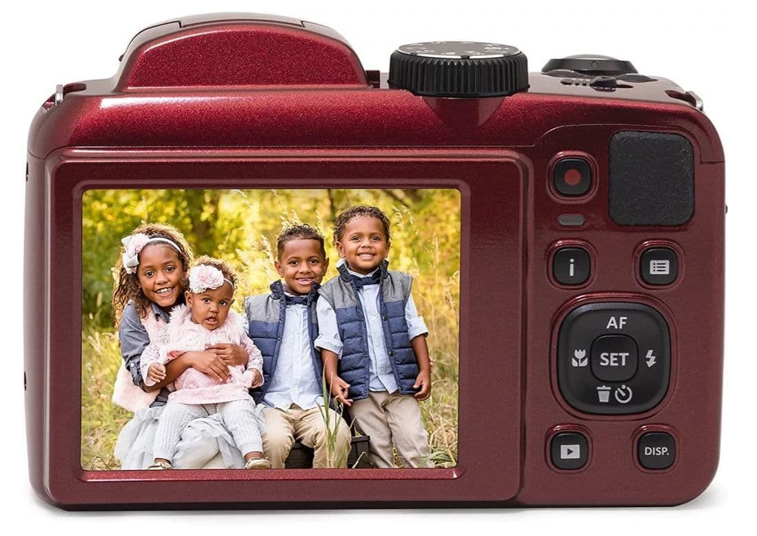 KODAK Pixpro AZ255 digitális fényképezőgép, piros