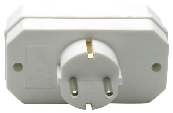 WELL Elosztó 1 Schuko + 2 Euro