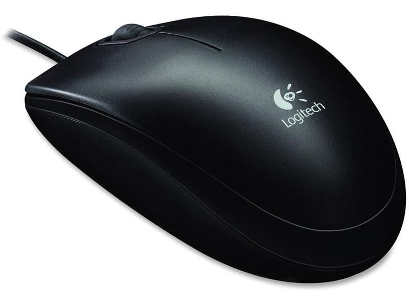 LOGITECH Egér OEM B100 Optikai, USB fekete