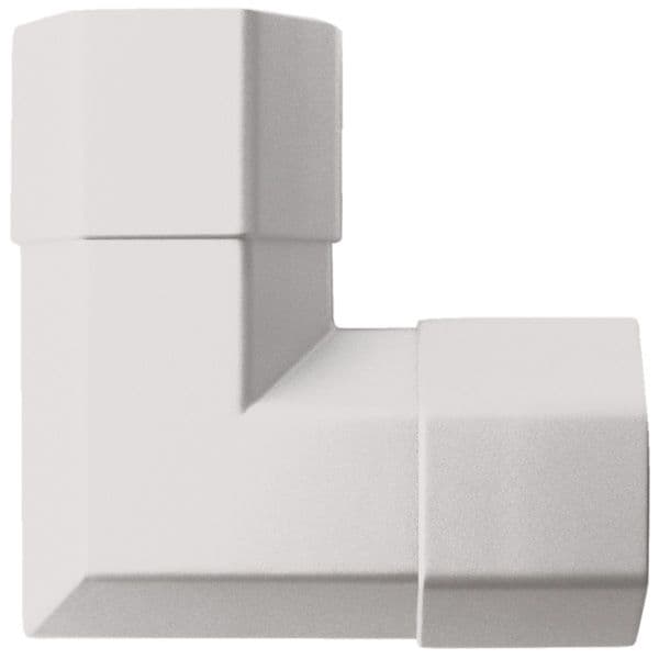 VALUE Kábeltakaró sarok elem, 50x26mm; fehér