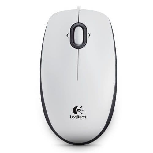 LOGITECH Egér OEM B100 Optikai USB fehér
