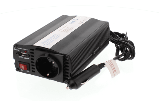 WELL Feszültség inverter USB, 12V -> 220V, 150W