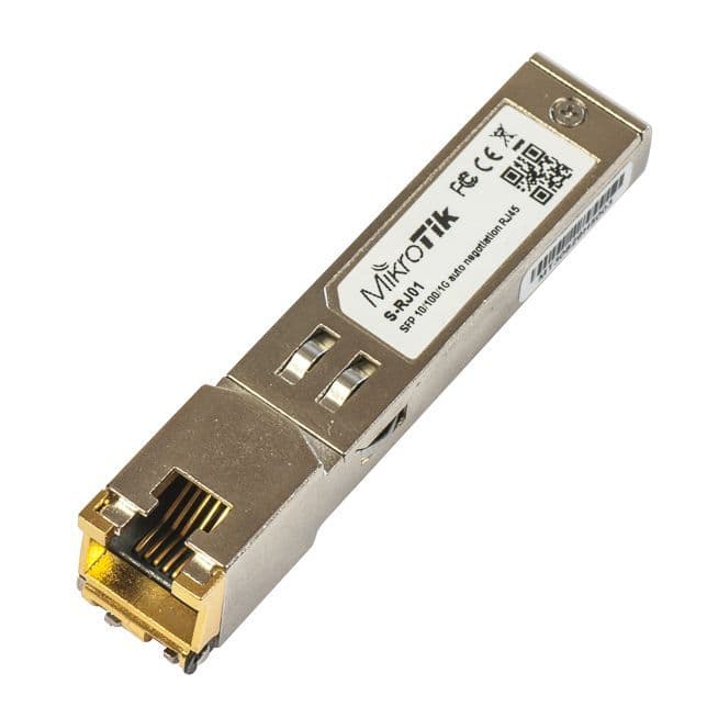 RouterBOARD RJ45 SFP 10/100/1000Mbit réz modul