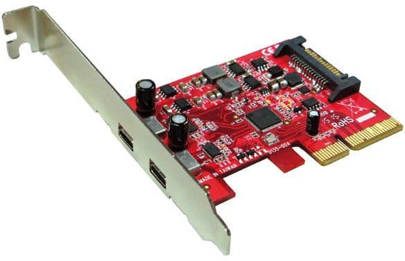 ROLINE PCI-Express USB3.1 C kártya 2port