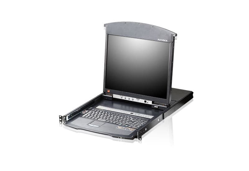 ALTUSEN KVM Konzol LCD 17" + Switch IP 8port