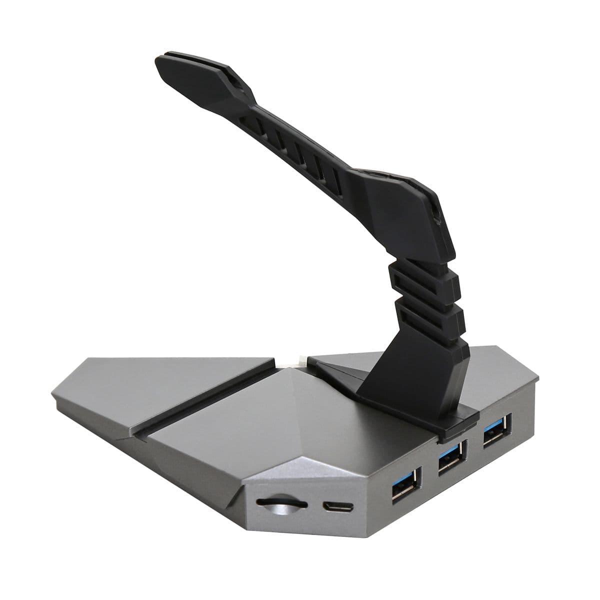 OMEGA USB 3.0 HUB 3 az 1-ben VARR Gamer Egér kábel elvezető és Pro Gaming USB HUB 3 portos + kártyaolvasó