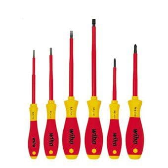 WIHA szigetelt csavarhúzó készlet 6 részes Softfinish nyéllel 07156