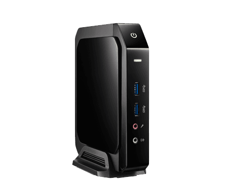 Clientron Vékony kliens Q800, 1.6 GHz, 0 RAM, 0 SSD, 4GB eMMC, 1 HDMI, 1 DP