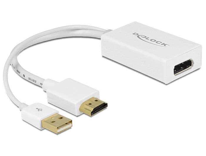 DELOCK Adapter HDMI - DisplayPort M/F