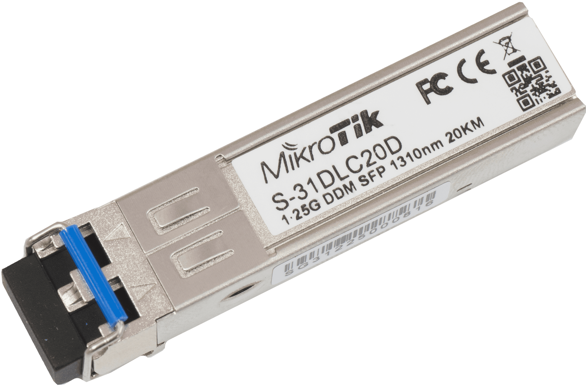 MIKROTIK SFP modul 1.25G Single Mode Dual LC (S-31DLC20D)