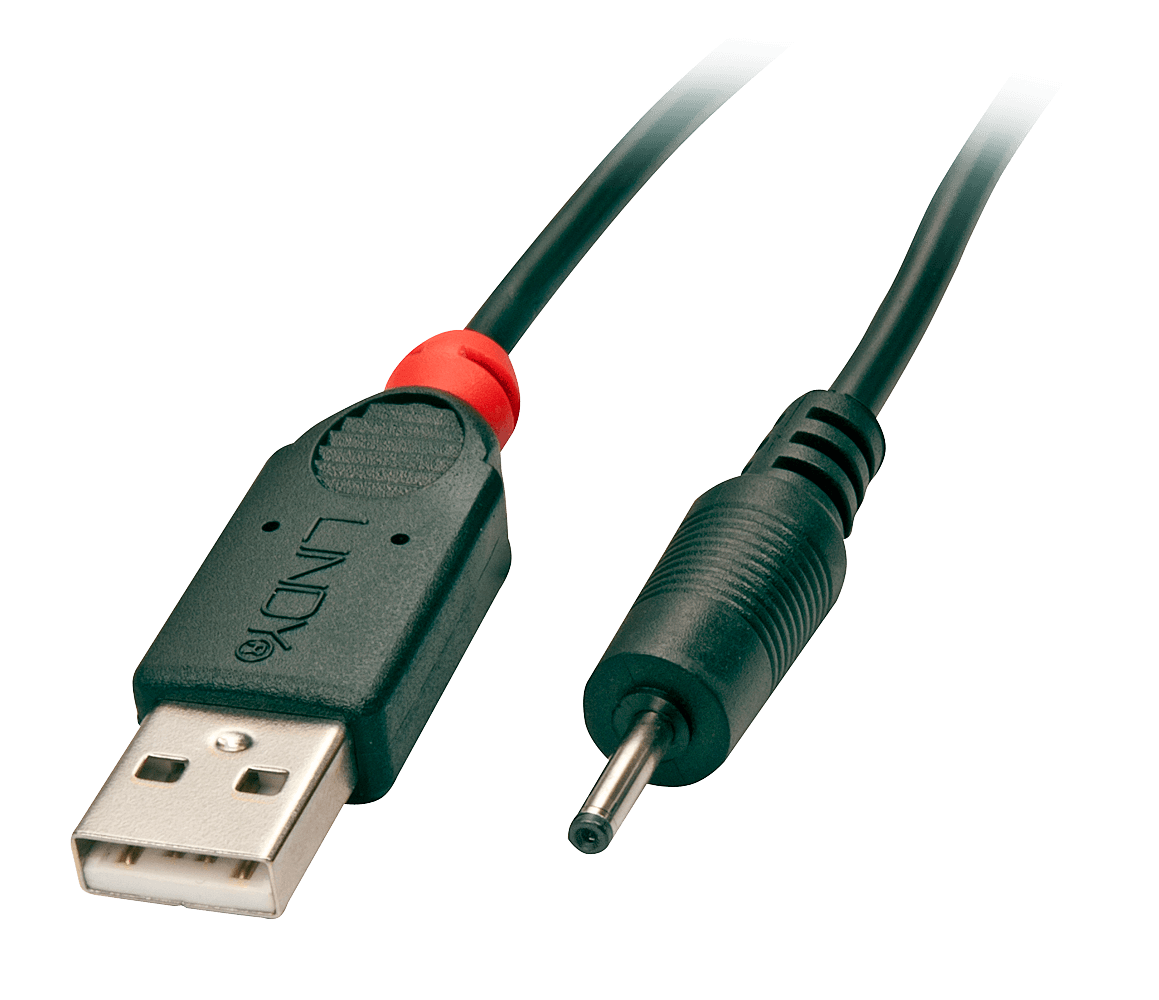 LINDY Tápkábel - USB átalakító, 1,5m