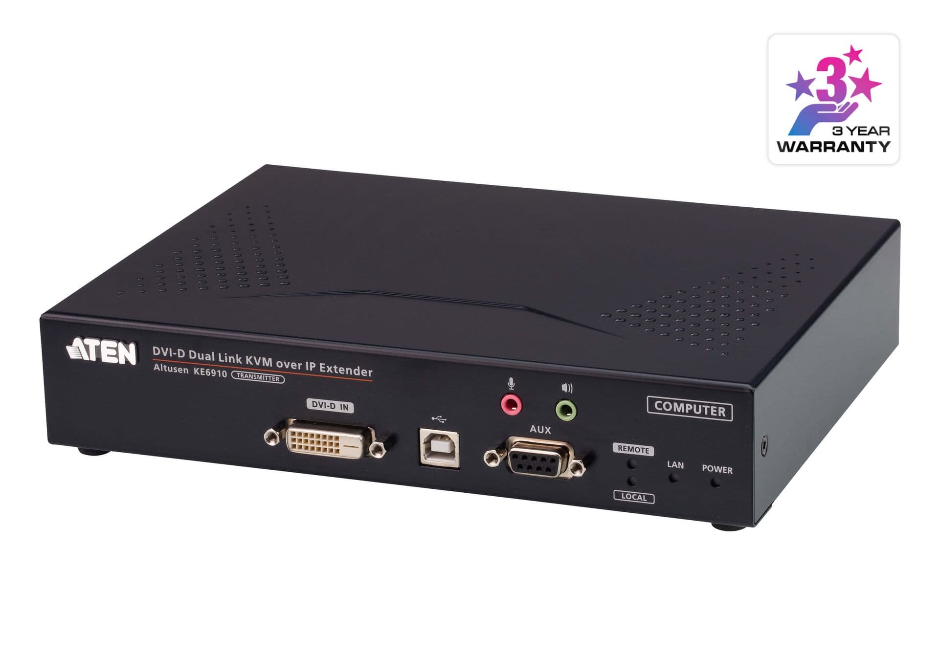 ATEN Extender DVI, Dual Link, KVM over IP, (Transmitter), KE6910T-AX-G