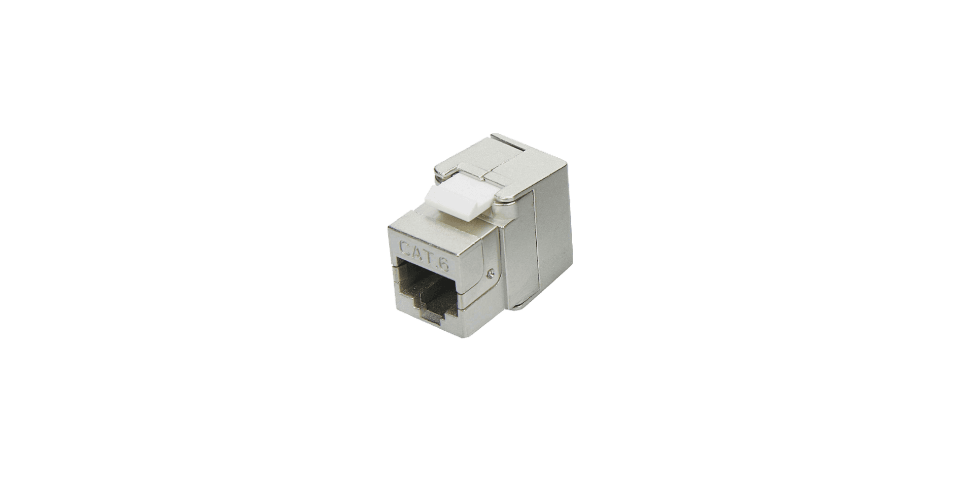 NIKOMAX Keystone betét STP, Cat56, RJ45/8P8C, T568A/B, 180 Degrees, Toolles, Shielded, Metallic
