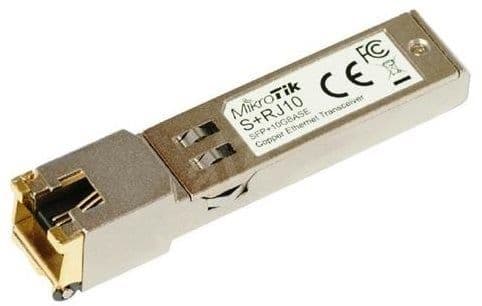 MIKROTIK S+RJ10 RJ45 SFP+ 10GbE copper module for Mikrotik up to 200m