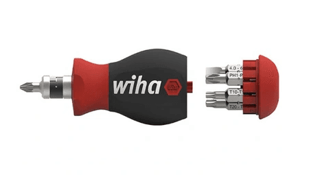 WIHA Behajtóhegy tartó 1/4" + 7 db kétoldalú bit