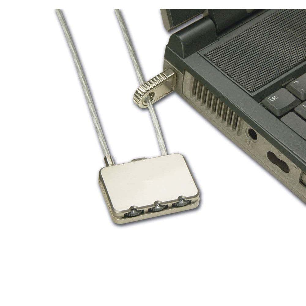 LINDY biztonsági kábel laptophoz, számkombinációs