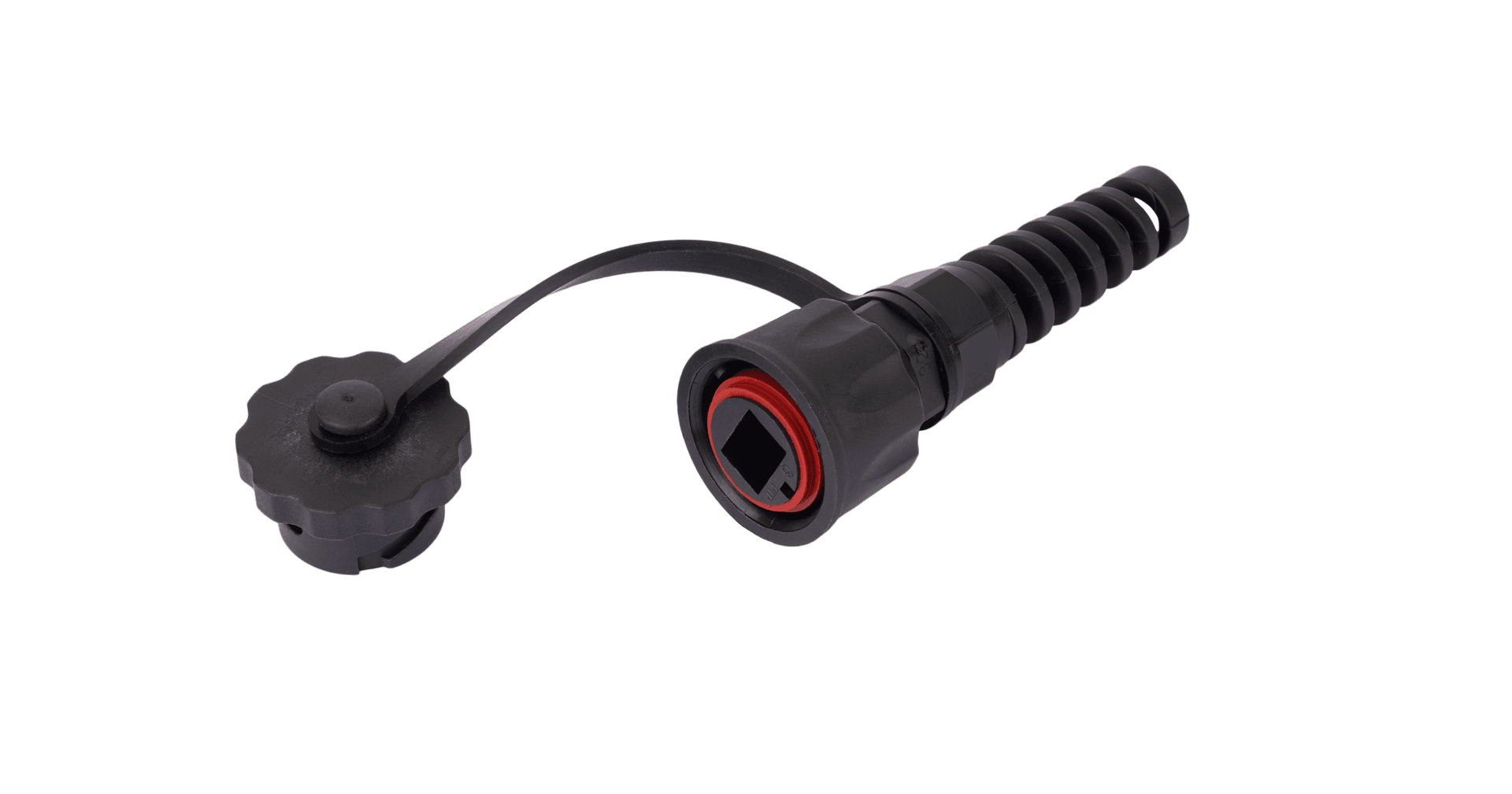 NIKOMAX Dugó STP, CAT6e, IP67, fekete