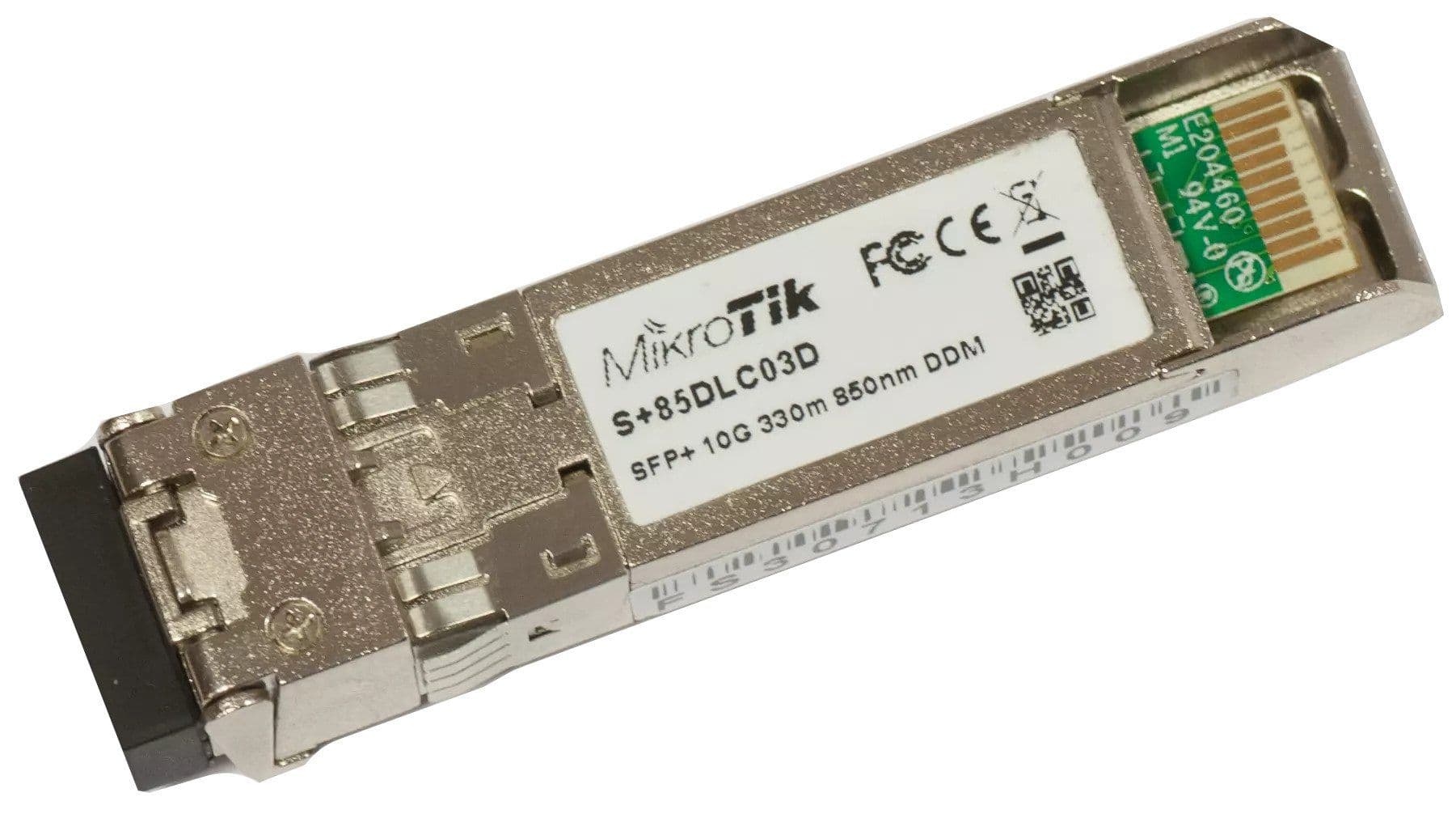MIKROTIK 10G, 850nm Dual LC connector, 300m, MM, DDM - S+85DLC03D