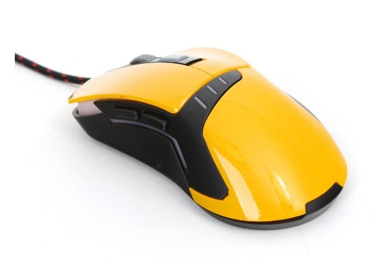 VARR Gaming Egér, vezetékes, 3200 DPI, gamer, sárga