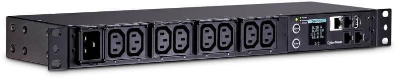 CYBERPOWER PDU Managed LCD 1U 8x IEC C13