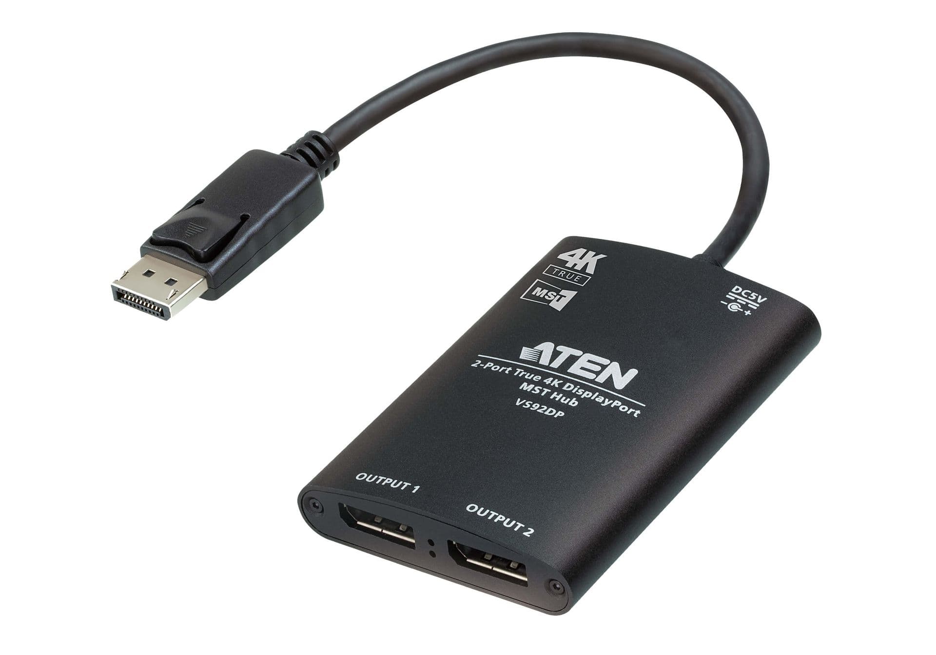 ATEN VanCryst Splitter 2-Port True 4K DisplayPort MST Hub