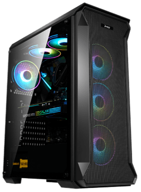 MS Számítógépház, Armor V710, ATX, Fekete
