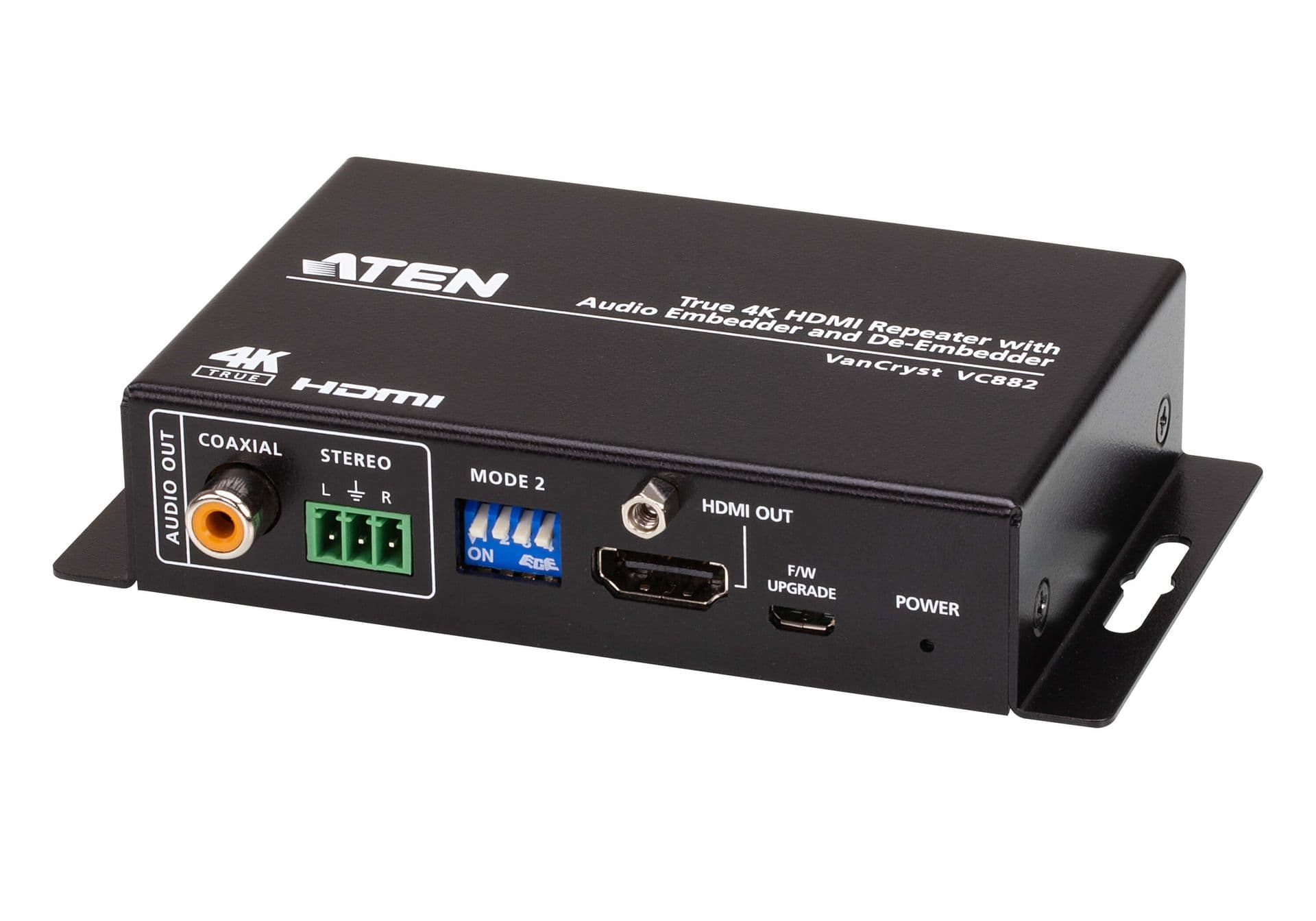 ATEN Konverter True 4K HDMI/DVI - HDMI with Audio De-embedder - VC882-AT-G