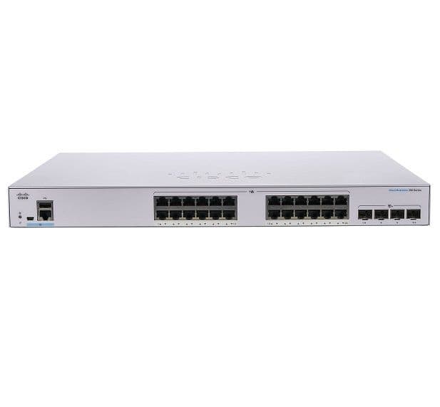 CISCO Switch 24 port - CBS350-24T-4G-EU (SG350-28-K9-EU utódja)