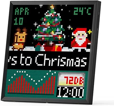 DIVOOM Digitális képkeret PIXOO-64, Fekete