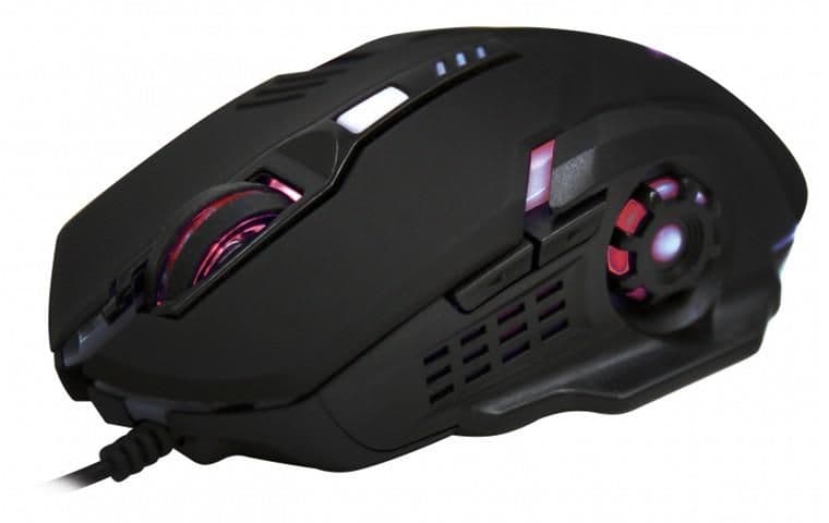 OMEGA Egér VARR Gaming, LED-es, fekete
