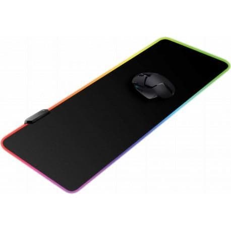 OMEGA Egérpad VARR Gaming, RGB, fekete