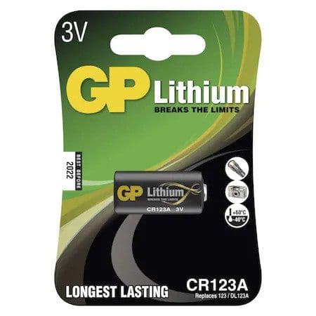 GP Elem CR123A 3V, Lithium, 1db