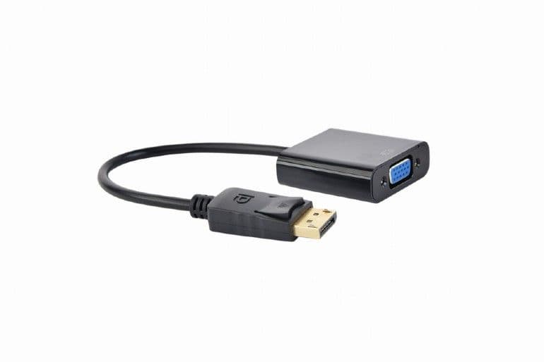 GEMBIRD Adapter DisplayPort - VGA, M/F, 0,1m, fekete