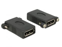 DELOCK Adapter DisplayPort - DisplayPort, F/F, fekete - 85123