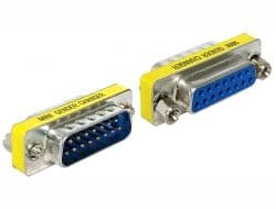 DELOCK Adapter Sub-D15, M/F - 65481